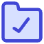 Folder Check Icon from Core Duo Set