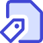 Label File Tag Icon from Core Duo Set
