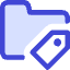 Label Folder Tag Icon from Core Duo Set