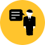 Businessman Talk Icon from Kameleon Pop Set