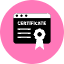 Certificate Icon from Kameleon Pop Set
