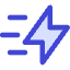 Flash Fast Speed Icon from Core Duo Set