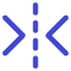 Flip Horizontal Arrow 2 Icon from Core Duo Set