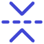 Flip Vertical Arrow 1 Icon from Core Duo Set