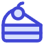 Cake Slice Icon from Core Duo Set