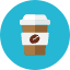 Coffee Paper Glass Icon from Kameleon Colors Set