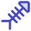 Fish Bones Waste Icon from Core Duo Set