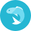 Fish Icon from Kameleon Colors Set