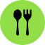 Fork Spoon Icon from Kameleon Pop Set