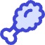 Fried Chicken Icon from Core Duo Set