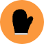 Oven Glove Icon from Kameleon Pop Set