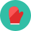 Oven Glove Icon from Kameleon Colors Set