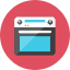 Stove Icon from Kameleon Colors Set