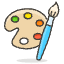 Artist Palette Emoji from Emoji - Free Set