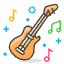 Guitar Emoji from Emoji - Free Set