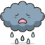Cloud With Rain 2 emoji - Free transparent PNG, SVG. No sign up needed.
