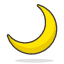 Crescent Moon emoji - Free transparent PNG, SVG. No sign up needed.