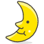 First Quarter Moon Face emoji - Free transparent PNG, SVG. No sign up needed.
