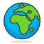 Globe Showing Europe Africa emoji - Free transparent PNG, SVG. No sign up needed.
