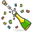 Bottle With Popping Cork Emoji from Emoji - Free Set