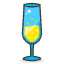 Champagne Glass 2 Emoji from Emoji - Free Set