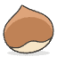 Chestnut Emoji from Emoji - Free Set