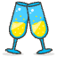 Clinking Glasses 2 Emoji from Emoji - Free Set