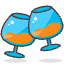 Clinking Glasses 5 Emoji from Emoji - Free Set