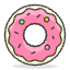 Doughnut 1 Emoji from Emoji - Free Set
