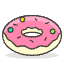 Doughnut 2 Emoji from Emoji - Free Set