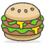 Hamburger 3 Emoji from Emoji - Free Set