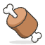 Meat On Bone Emoji from Emoji - Free Set