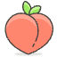 Peach Emoji from Emoji - Free Set