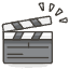 Clapper Board Emoji from Emoji - Free Set