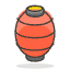 Red Paper Lantern Emoji from Emoji - Free Set