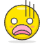 Anguished Face Emoji from Emoji - Free Set