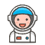 Astronaut 2 Emoji from Emoji - Free Set