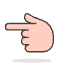 Backhand Index Pointing Left 2 Emoji from Emoji - Free Set