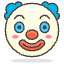 Clown Face Emoji from Emoji - Free Set