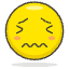 Confounded Face Emoji from Emoji - Free Set