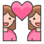 Couple With Heart Woman Woman 2 Emoji from Emoji - Free Set