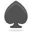 Spade Suit Emoji from Emoji - Free Set