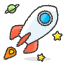 Rocket Emoji from Emoji - Free Set
