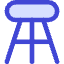 Stool Icon from Core Duo Set