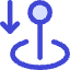 Arcade Stick Move Down Icon from Core Duo Set