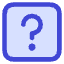 Dice Question Icon from Core Duo Set