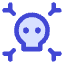 Skull Crossbones Icon from Core Duo Set