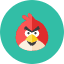 Angrybird Icon from Kameleon Colors Set