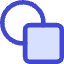 Circle And Square Shape Icon from Core Duo Set