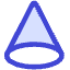 Cone Shape Icon from Core Duo Set
